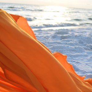 Orange Sarong - LARGE
